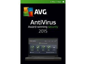 AVG AntiVirus 2015 - 3 PCs / 1 Year