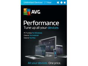 AVG Performance 2016 - Unlimited Devices / 1 Year
