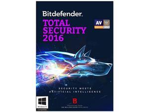 Bitdefender Total Security 2016 - 3 PCs / 2 Year Bitdefender Total Security 2016 - 3 PCs / 2 Year