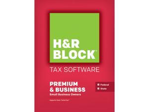 H&R BLOCK Tax Software Premium & Business 2015