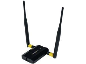 StarTech.com USB 802.11N Dual Band Wireless Network Adapter - 300 Mbps High Power 2T2R Wi-Fi 2.4/5GHz StarTech.com USB 802.11N Dual Band Wireless Network Adapter - 300 Mbps High Power 2T2R Wi-Fi 2.4/5GHz
