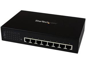 StarTech IES81000POE Unmanaged Industrial Gigabit Power over Ethernet Switch StarTech IES81000POE Unmanaged Industrial Gigabit Power over Ethernet Switch