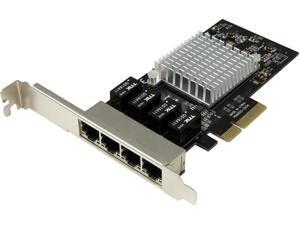 StarTech ST4000SPEXI 4-Port Gigabit Ethernet Network Card - PCI Express, Intel I350 NIC StarTech ST4000SPEXI 4-Port Gigabit Ethernet Network Card - PCI Express, Intel I350 NIC