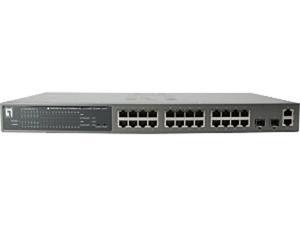 LevelOne GSW-2693 L2 SNMP POE Stacking Switch LevelOne GSW-2693 L2 SNMP POE Stacking Switch