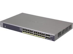 NETGEAR ProSAFE 24-Port Gigabit POE+ Managed Switch Layer 2+ With Static L3 Routing (GSM7224P) NETGEAR ProSAFE 24-Port Gigabit POE+ Managed Switch Layer 2+ With Static L3 Routing (GSM7224P)