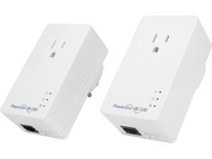 NETGEAR Powerline AV+ 200 Mbps Nano Kit (XAVB1601) NETGEAR Powerline AV+ 200 Mbps Nano Kit (XAVB1601)