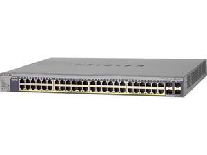 NETGEAR ProSAFE 48-Port Gigabit PoE Smart Managed Switch with 8 PoE+ Ports 384w (GS752TP) - Lifetime Warranty NETGEAR ProSAFE 48-Port Gigabit PoE Smart Managed Switch with 8 PoE+ Ports 384w (GS752TP) - Lifetime Warranty