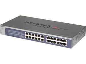 NETGEAR ProSAFE 24-Port Gigabit Rackmount Web Managed (Plus) Switch (JGS524E) - Lifetime Warranty NETGEAR ProSAFE 24-Port Gigabit Rackmount Web Managed (Plus) Switch (JGS524E) - Lifetime Warranty