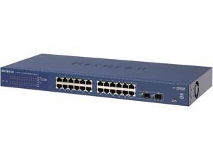 NETGEAR ProSAFE 24-Port Gigabit Smart Managed Switch (GS724T v4) - Lifetime Warranty NETGEAR ProSAFE 24-Port Gigabit Smart Managed Switch (GS724T v4) - Lifetime Warranty