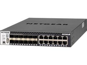 NETGEAR ProSAFE M4300-12X12F Stackable 10 Gigabit 24-Port Managed Switch (XSM4324S-100NES) NETGEAR ProSAFE M4300-12X12F Stackable 10 Gigabit 24-Port Managed Switch (XSM4324S-100NES)