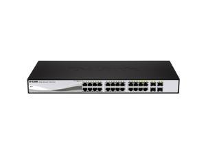 D-Link 28-Port Web Smart Gigabit Ethernet PoE Switch - Lifetime Warranty (DGS-1210-28P) D-Link 28-Port Web Smart Gigabit Ethernet PoE Switch - Lifetime Warranty (DGS-1210-28P)