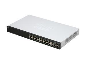 Cisco SF300-24 (SRW224G4-K9-NA) 24-port 10/100 Managed Switch with Gigabit Uplinks Cisco SF300-24 (SRW224G4-K9-NA) 24-port 10/100 Managed Switch with Gigabit Uplinks