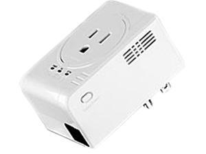 TRENDnet TPL-407E Powerline 500 AV Nano Adapter with Built-In Outlet Up to 500Mbps TRENDnet TPL-407E Powerline 500 AV Nano Adapter with Built-In Outlet Up to 500Mbps