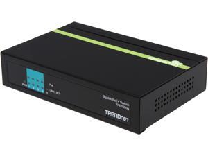 TRENDnet TPE-TG50g Switches 4 to 10 Ports 5-Port Gigabit PoE+ Switch TRENDnet TPE-TG50g Switches 4 to 10 Ports 5-Port Gigabit PoE+ Switch