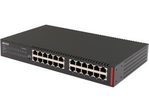 Buffalo BS-GU2024 24-Port Rackmount Gigabit Green Ethernet Switch Buffalo BS-GU2024 24-Port Rackmount Gigabit Green Ethernet Switch