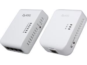 ZyXEL Powerline AV500 4 Port Gigabit Switch Wall-plug Adapter with PLA4205 Powerline (PLA4225KIT), up to 500Mbps ZyXEL Powerline AV500 4 Port Gigabit Switch Wall-plug Adapter with PLA4205 Powerline (PLA4225KIT), up to 500Mbps