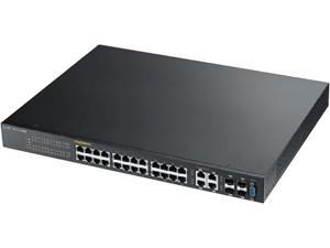 ZyXEL GS2210 GS2210-24P Managed 24-port GbE L2 PoE Switch ZyXEL GS2210 GS2210-24P Managed 24-port GbE L2 PoE Switch