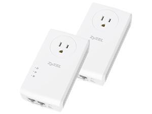 ZyXEL PLA5456KIT HomePlug AV2 MIMO AV2000 Powerline Pass-Thru 2-Port Gigabit Ethernet Adapter Kit, up to 2000Mbps Transmit: up to 2000 Mbps, Receive: up to 2000 Mbps, Powerline Speeds: up to 2000 Mbps ZyXEL PLA5456KIT HomePlug AV2 MIMO AV2000 Powerline Pass-Thru 2-Port Gigabit Ethernet Adapter Kit, up to 2000Mbps Transmit: up to 2000 Mbps, Receive: up to 2000 Mbps, Powerline Speeds: up to 2000 Mbps