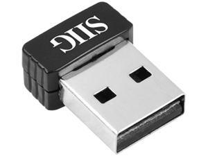 SIIG JU-WR0112-S1 USB 2.0 Type A Wireless-N Mini USB Wi-Fi Adapter SIIG JU-WR0112-S1 USB 2.0 Type A Wireless-N Mini USB Wi-Fi Adapter