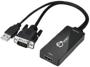SIIG Portable VGA & USB Audio to HDMI Converter SIIG Portable VGA & USB Audio to HDMI Converter