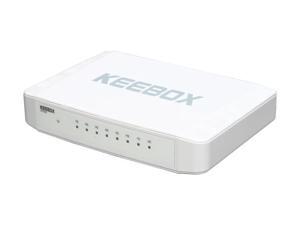 Keebox SFE08 Switches 4 to 10 Ports Fast Ethernet Switch Keebox SFE08 Switches 4 to 10 Ports Fast Ethernet Switch