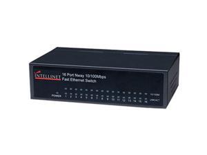 Intellinet 522595 16-Port 10/100Mbps Fast Ethernet Office Switch Intellinet 522595 16-Port 10/100Mbps Fast Ethernet Office Switch