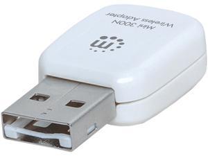 MANHATTAN 525527 USB 2.0 Mini 300N Wireless Adapter MANHATTAN 525527 USB 2.0 Mini 300N Wireless Adapter