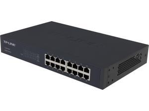 TP-LINK TL-SG1016D 10/100/1000Mbps Unmanaged 16-Port Gigabit Desktop/rackmountable Switch, Metal case, Power-Saving TP-LINK TL-SG1016D 10/100/1000Mbps Unmanaged 16-Port Gigabit Desktop/rackmountable Switch, Metal case, Power-Saving