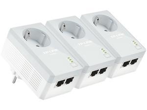 TP-LINK TL-PA4020P TKIT AV500 2-Port Powerline Adapter 3-Pack TP-LINK TL-PA4020P TKIT AV500 2-Port Powerline Adapter 3-Pack