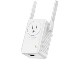 TP-LINK TL-WA860RE-E 300 Mbps Universal Wi-Fi Range Extender / Repeater with Power Outlet Pass-through, Dual External Antennas, One-button Setup, Smart Signal Indicator (Easy-open package) TP-LINK TL-WA860RE-E 300 Mbps Universal Wi-Fi Range Extender / Repeater with Power Outlet Pass-through, Dual External Antennas, One-button Setup, Smart Signal Indicator (Easy-open package)
