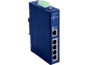 B&B 5 Port Industrial Ethernet Switch with 4 PoE Injector Ports B&B 5 Port Industrial Ethernet Switch with 4 PoE Injector Ports
