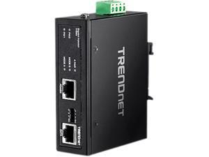 TRENDnet TI-IG60 Hardened Industrial 60 Watt Gigabit PoE+ Injector TRENDnet TI-IG60 Hardened Industrial 60 Watt Gigabit PoE+ Injector