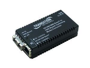 Transition Networks M/GE-PSW-SX-01-NA 10/100/1000Base-TX to 1000Base-SX Media Converter Transition Networks M/GE-PSW-SX-01-NA 10/100/1000Base-TX to 1000Base-SX Media Converter