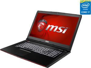 MSI GE Series Intel Core i7 4720HQ (2.60 GHz) 17.3" Gaming Laptop, 12GB Memory, 1TB HDD, NVIDIA GeForce GTX 960M 2GB GDDR5