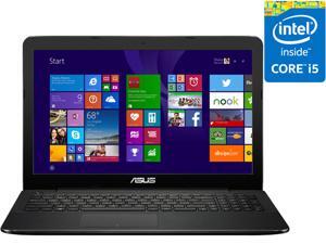 ASUS Laptop F554LA-WS52 Intel Core i5 5200U (2.20 GHz) 8 GB Memory 500 GB HDD Intel HD Graphics 5500 15.6" Windows 8.1 64-Bit ASUS Laptop F554LA-WS52 Intel Core i5 5200U (2.20 GHz) 8 GB Memory 500 GB HDD Intel HD Graphics 5500 15.6" Windows 8.1 64-Bit