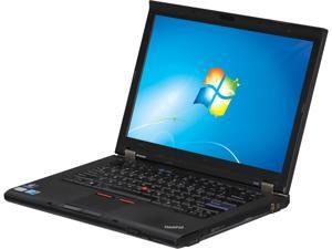 ThinkPad Laptop T Series T410 Intel Core i5 2.40 GHz 4 GB Memory 250 GB HDD Integrated Graphics 14.0" Windows 7 Professional 64-Bit ThinkPad Laptop T Series T410 Intel Core i5 2.40 GHz 4 GB Memory 250 GB HDD Integrated Graphics 14.0" Windows 7 Professional 64-Bit