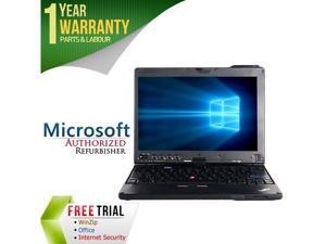 Lenovo Laptop ThinkPad X200T Intel Core 2 Duo SL9400 (1.86 GHz) 4 GB Memory 160 GB HDD 12.1" Windows 7 Professional 64-Bit Lenovo Laptop ThinkPad X200T Intel Core 2 Duo SL9400 (1.86 GHz) 4 GB Memory 160 GB HDD 12.1" Windows 7 Professional 64-Bit