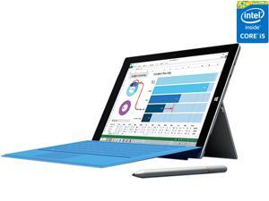 Microsoft Surface Pro 3 Intel Core i5 CPU 4 GB RAM 128 GB Storage 12.0" Tablet PC MQ2-00001 Microsoft Surface Pro 3 Intel Core i5 CPU 4 GB RAM 128 GB Storage 12.0" Tablet PC MQ2-00001