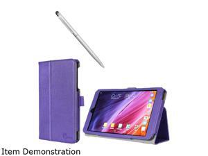 i-Blason Purple Asus Memo Pad 8 181C Case - Slim Book Leather Cover Model Asus-Memopad8-181-1Fold-Purple i-Blason Purple Asus Memo Pad 8 181C Case - Slim Book Leather Cover Model Asus-Memopad8-181-1Fold-Purple