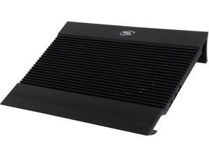 DEEPCOOL N8 BLACK Laptop Cooling Pad 17" Pure Aluminium Extrution Panel Dual 140mm Fans 4 USB Ports, 9/10 Scores DEEPCOOL N8 BLACK Laptop Cooling Pad 17" Pure Aluminium Extrution Panel Dual 140mm Fans 4 USB Ports, 9/10 Scores