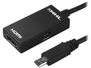 Insten 1068449 Micro USB to HDMI MHL Adapter compatible with Samsung© Galaxy SIV/ S4 i9500 Insten 1068449 Micro USB to HDMI MHL Adapter compatible with Samsung© Galaxy SIV/ S4 i9500