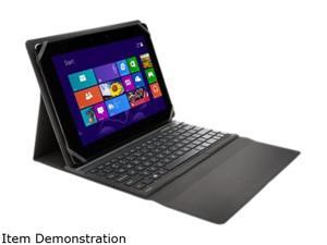 Kensington Black KeyFolio Fit Tablet Bluetooth Keyboard Case for Windows Tablets (10") Model K97345US Kensington Black KeyFolio Fit Tablet Bluetooth Keyboard Case for Windows Tablets (10") Model K97345US