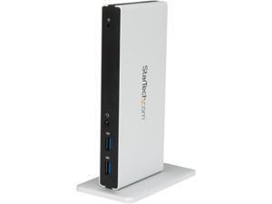 StarTech Black/Silver USB3SDOCKDD Universal USB 3.0 Laptop Docking Station StarTech Black/Silver USB3SDOCKDD Universal USB 3.0 Laptop Docking Station