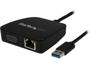 StarTech Black USB31GEVG Universal USB 3.0 Laptop Mini Docking Station w/ VGA, GbE StarTech Black USB31GEVG Universal USB 3.0 Laptop Mini Docking Station w/ VGA, GbE