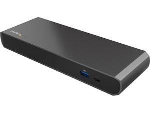 StarTech Black/Gray TB3DK2DPW Thunderbolt 3 Dual-4K Docking Station for Laptops - Windows Only StarTech Black/Gray TB3DK2DPW Thunderbolt 3 Dual-4K Docking Station for Laptops - Windows Only