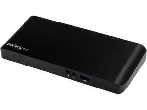 StarTech Black MST30C2DPPD USB-C Dual-Monitor Docking Station for Laptops - MST and Power Delivery - 4K StarTech Black MST30C2DPPD USB-C Dual-Monitor Docking Station for Laptops - MST and Power Delivery - 4K