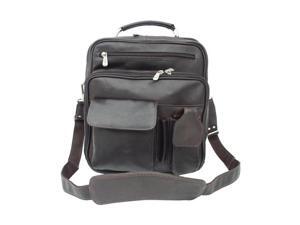 Piel LEATHER 9927-CHC DELUXE MEN'S BAG - Chocolate Piel LEATHER 9927-CHC DELUXE MEN'S BAG - Chocolate
