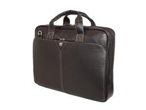 Mobile Edge Black Deluxe Leather Laptop Briefcase - 16" PC/17" MacBook Model MEBCL1 Mobile Edge Black Deluxe Leather Laptop Briefcase - 16" PC/17" MacBook Model MEBCL1