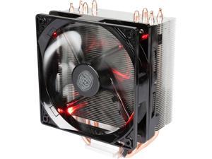 Hyper 212 LED with PWM Fan, Four Direct Contact Heatpipes, Unique Fan Blade Design, Red LEDs, Optimized Bracket Design by Cooler Master Hyper 212 LED with PWM Fan, Four Direct Contact Heatpipes, Unique Fan Blade Design, Red LEDs, Optimized Bracket Design by Cooler Master