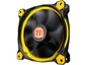 Thermaltake Riing 14 Series High Static Pressure 140mm Circular Yellow LED Ring Case/Radiator Fan CL-F039-PL14YL-A Thermaltake Riing 14 Series High Static Pressure 140mm Circular Yellow LED Ring Case/Radiator Fan CL-F039-PL14YL-A